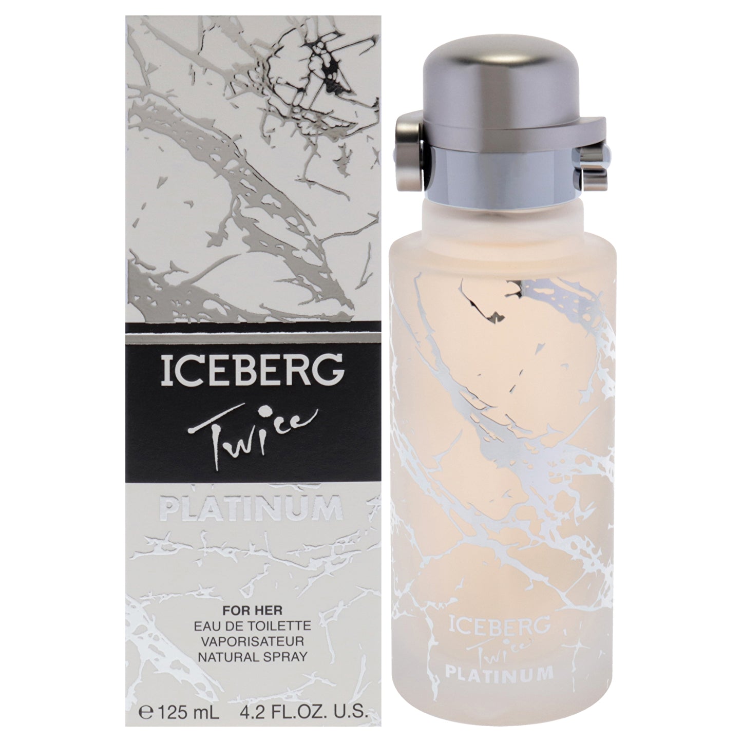 Iceberg Twice Platinum Eau De Toilette Spray By Iceberg 125ml
