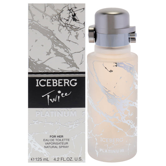 Iceberg Twice Platinum Eau De Toilette Spray By Iceberg 125ml